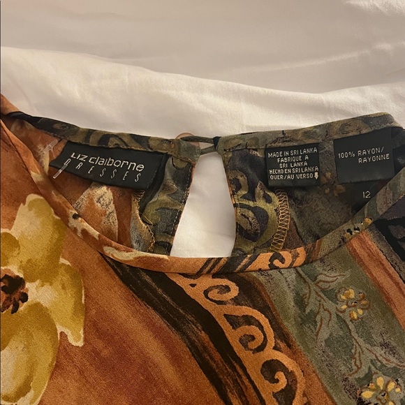 Liz Claiborne Earthy Floral Maxi Dress - Picture 7 of 12